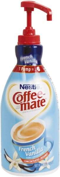 Coffee-Mate - Liquid Coffee Creamer, French Vanilla, 1500mL Pump Bottle - Caliber Tooling