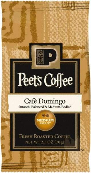 Peet's Coffee & Tea - Coffee Portion Packs, Caf\xE9 Domingo Blend, 2.5 oz Frack Pack, 18/Box - Caliber Tooling