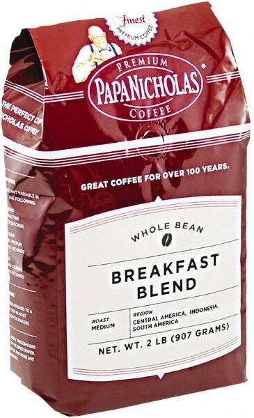 PapaNicholas - Premium Coffee, Whole Bean, Breakfast Blend - Caliber Tooling