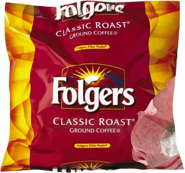 Folgers - Coffee Filter Packs, Regular, 0.9 oz Filter Pack, 40/Carton - Caliber Tooling