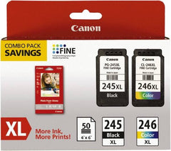 Canon - Ink & Paper Combo - Use with Canon PIXMA iP2820, MG2420, MG2920, MG2924, MX492 - Caliber Tooling