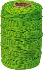 Irwin - #18, Nylon Braided Twine - Fluorescent Green - Caliber Tooling