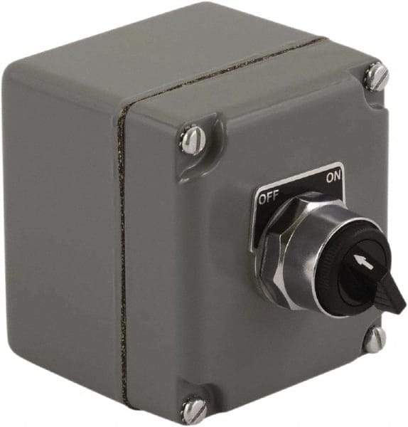 Schneider Electric - 1 Operator, Pushbutton Control Station - Start (Legend), Momentary Switch, NO/NC Contact, NEMA 1, 13, 3, 4 - Caliber Tooling