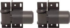 D&D Technologies - 4-1/3" Long x 5.08" Wide x 5/16" Thick, Gate Hinge - Aluminum, Anodized Aluminum Finish - Caliber Tooling