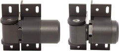 D&D Technologies - 4-1/3" Long x 5.08" Wide x 5/16" Thick, Gate Hinge - Aluminum, Anodized Aluminum Finish - Caliber Tooling