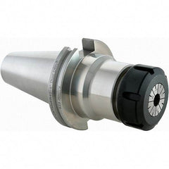 Techniks - 1/16 to 0.406" Capacity, 8" Projection, CAT50 Dual Contact Taper, ER16 Collet Chuck - 12.01" OAL - Exact Industrial Supply