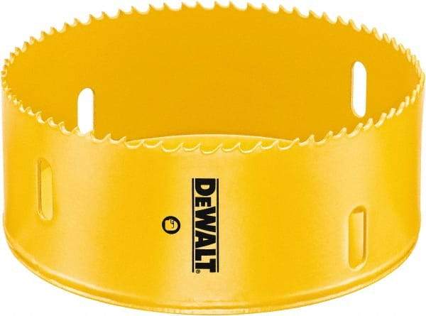 DeWALT - 3-1/8" Diam, 1-7/8" Cutting Depth, Hole Saw - Bi-Metal Saw, Toothed Edge - Caliber Tooling