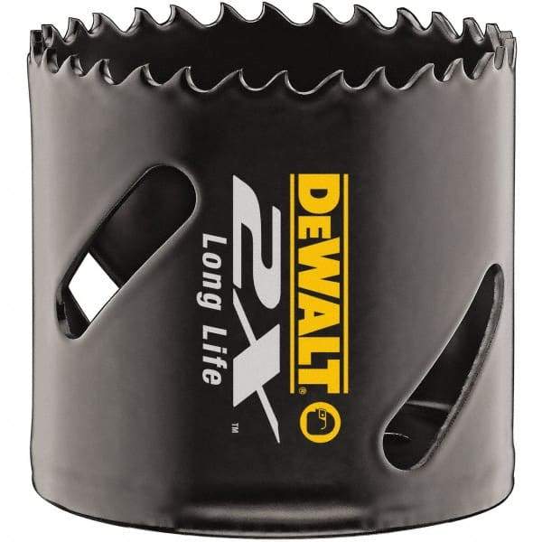 DeWALT - 4-3/4" Diam, 1-7/8" Cutting Depth, Hole Saw - Bi-Metal Saw, Toothed Edge - Caliber Tooling