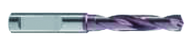 6.1mm Dia. - Carbide HP 5xD Drill-140° Point-Coolant-Firex-Notch Shank - Caliber Tooling