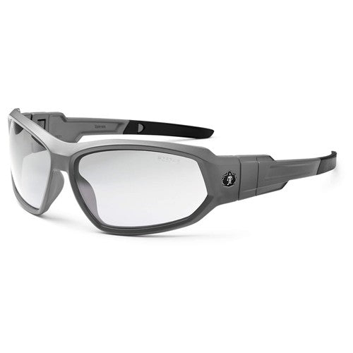 LOKI Clear Lens Matte Gray Safety Glasses // Goggles - Caliber Tooling