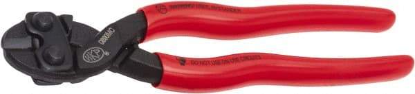 H.K. Porter - 8" OAL, Mini Bolt Cutter - Plastic Dipped Handle - Caliber Tooling