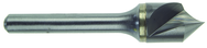 1/2" Size-1/4 Shank; 120°-Carbide Single Flute Countersink - Caliber Tooling