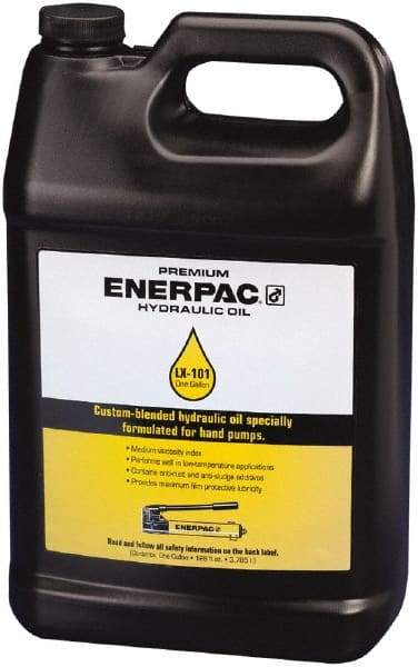 Enerpac - 1 Gal Container Mineral Hydraulic Oil - -42.78 to 190.56°F, ISO 15, 82 SUS at 100°F - Caliber Tooling