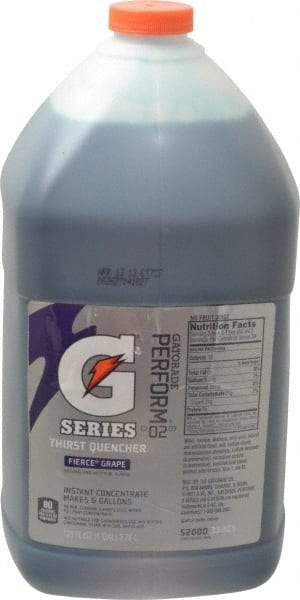 Gatorade - 1 Gal Bottle Fierce Grape Activity Drink - Liquid Concentrate, Yields 6 Gal - Caliber Tooling