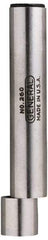 General - 0.5" Head Diam, 1/2" Shank, Single End, Mechanical Edge Finder - Accurate to 0.0005", Cylindrical Contact - Caliber Tooling