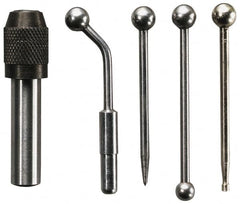 General - Single End, Center Finder Set Mechanical - Includes 4 Attachments, Case, Holder, 4 Pieces - Caliber Tooling