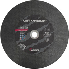 12″ × 3/32″ Type 1 Cut-Off Wheel, A46T, 1″ Arbor Hole - Caliber Tooling