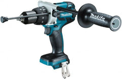 Makita - 18 Volt 1/2" Keyless Chuck Cordless Hammer Drill - 0 to 34,000 BPM, 0 to 400 & 0 to 1,500 RPM, Reversible, Ergonomic Handle - Caliber Tooling