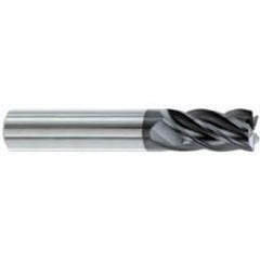 3/4" Dia. - 1-1/2" LOC - 6" OAL - .030-.035 Radius 5 FL Carbide S/E HP End Mill-AlTiN - Caliber Tooling