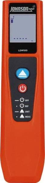 Johnson Level & Tool - 0.05 m to 30.48 m, Laser Distance Finder - 2 AAA Battery, Accurate to 5/64 Inch - Caliber Tooling