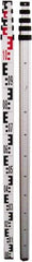 Johnson Level & Tool - Optical Level Aluminum Grade Rod - 5 Sections, 4m Overall Length - Caliber Tooling