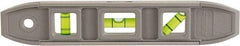 Johnson Level & Tool - Magnetic 9" Long 3 Vial Torpedo Level - Aluminum, Gray, 1 Plumb, 1 Level & 1 45° Vials - Caliber Tooling