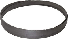 Lenox - 10 to 14 TPI, 5' 4-1/4" Long x 1/2" Wide x 0.025" Thick, Welded Band Saw Blade - Bi-Metal, Toothed Edge, Raker Tooth Set, Flexible Back, Contour Cutting - Caliber Tooling