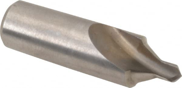 Link Industries - #15 Plain Cut 60° Incl Angle High Speed Steel Combo Drill & Countersink - Caliber Tooling