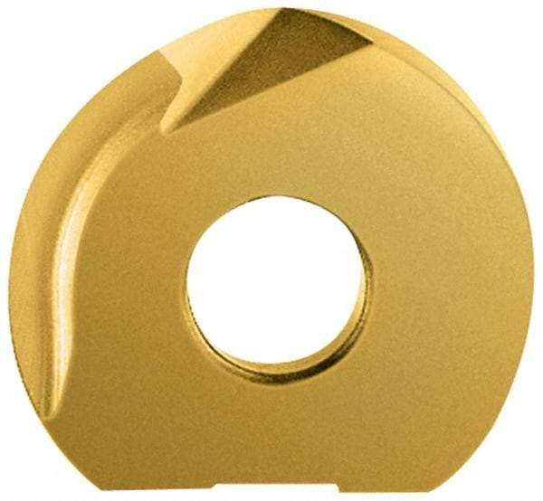 LMT - WPR2000 CF Grade LC610T Carbide Milling Insert - TiAlN/TiN Finish, 0.24" Thick, 2" Inscribed Circle - Caliber Tooling