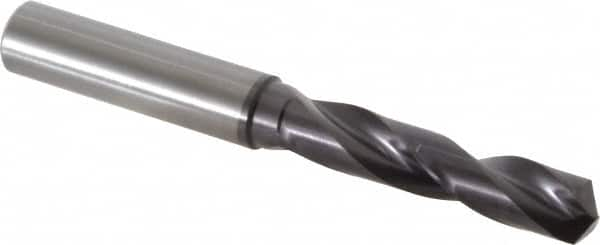 Guhring - 0.4173" 140° Spiral Flute Solid Carbide Screw Machine Drill Bit - Caliber Tooling