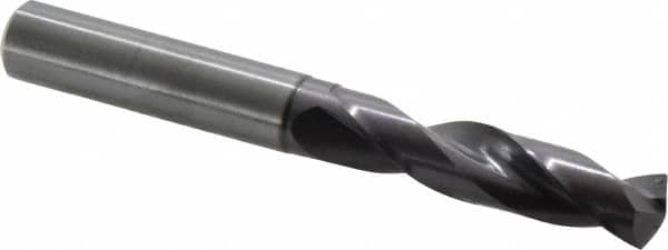 Guhring - 0.4606" 140° Spiral Flute Solid Carbide Screw Machine Drill Bit - Caliber Tooling