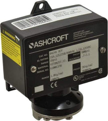 Ashcroft - 3 to 15 psi Adjustable Range, 500 Max psi, Watertight Single Setpoint - 1/4 Thread - Caliber Tooling