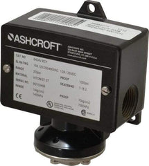 Ashcroft - 30 to 200 psi Adjustable Range, 1,000 Max psi, Watertight Single Setpoint - 1/4 Thread - Caliber Tooling