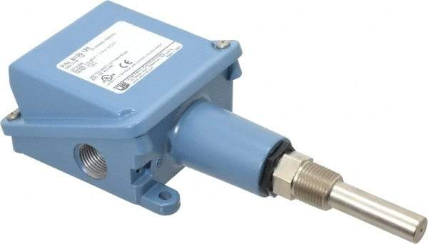 Made in USA - 0 to 225°F, Watertight Temp Switch - 1/2 x 1-7/8 Stem, 10 Resolution - Caliber Tooling