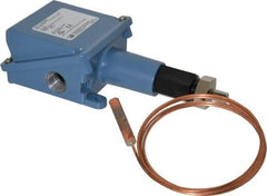 Made in USA - 100 to 400°F, Watertight Temp Switch - 10 Resolution, 3/8 x 2-3/32 Bulb - Caliber Tooling