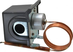 Made in USA - 50 to 300°F, General Service Temp Switch - 10 Resolution, 3/8 x 4-1/2 Bulb - Caliber Tooling