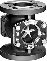 OPW Engineered Systems - 2 Inch, Stainless Steel, Visi-Flo Sight Flow Indicator - 150 Max psi, 7 Inch Overall Length - Caliber Tooling