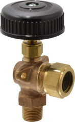 Conbraco - 350 psi Working Pressure, 125 Max psi, Bronze Liquid Level Gage Glass - 350°F Max Operating Temp, 3/8 Inch Thread, EPDM Seal - Caliber Tooling