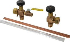 Conbraco - 400 psi Working Pressure, 250 Max psi, Bronze Liquid Level Gage Glass - 400°F Max Operating Temp, 3/4 Inch Thread, PTFE Seal - Caliber Tooling