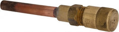 Parker - 500 Max psi, 1/4 Tube Outside Diameter, Extended Copper Tube Access Valve - Caliber Tooling