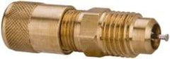 Parker - 1/8-27 Male Pipe, 500 Max psi, 1/8 Tube OD, Male Connector Access Valve - Brass - Caliber Tooling