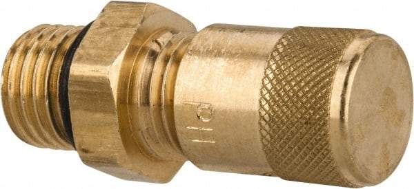 Parker - 500 Max psi, 1/4 Tube OD, Access Valve Assembly Access Valve - Brass - Caliber Tooling