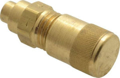 Parker - 500 Max psi, 3/16-3/8 Tube OD, 3 Way Solder Connector Access Valve - Brass - Caliber Tooling