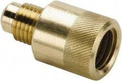 Parker - 1/4" Tube OD Access Valve Refrigerant Adapter - For Parker Brass Access Valves - Caliber Tooling