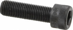 Made in USA - 3/8-24 UNF Hex Socket Drive, Socket Cap Screw - Alloy Steel, Black Oxide Finish, Fully Threaded, 1-1/4" Length Under Head - Caliber Tooling