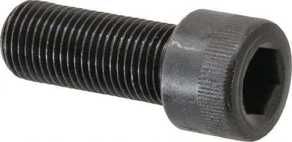 Made in USA - 1/2-20 UNF Hex Socket Drive, Socket Cap Screw - Alloy Steel, Black Oxide Finish, Fully Threaded, 1-1/4" Length Under Head - Caliber Tooling