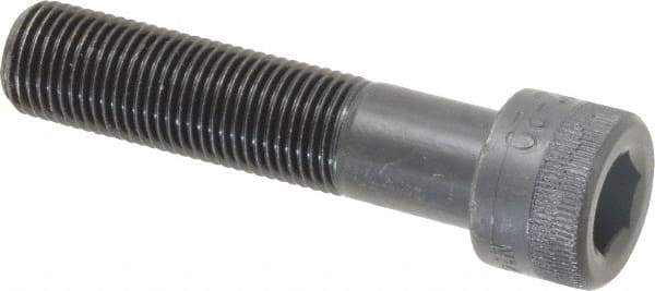 Made in USA - 1/2-20 UNF Hex Socket Drive, Socket Cap Screw - Alloy Steel, Black Oxide Finish, Partially Threaded, 2-1/4" Length Under Head - Caliber Tooling