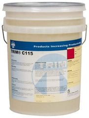 Master Fluid Solutions - Trim C115, 5 Gal Pail Grinding Fluid - Synthetic, For Machining - Caliber Tooling