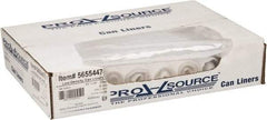 PRO-SOURCE - 0.8 mil Thick, Household/Office Trash Bags - 43" Wide x 48" High, Clear - Caliber Tooling