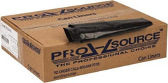 PRO-SOURCE - 1.25 mil Thick, Heavy-Duty Trash Bags - 33" Wide x 39" High, Black - Caliber Tooling